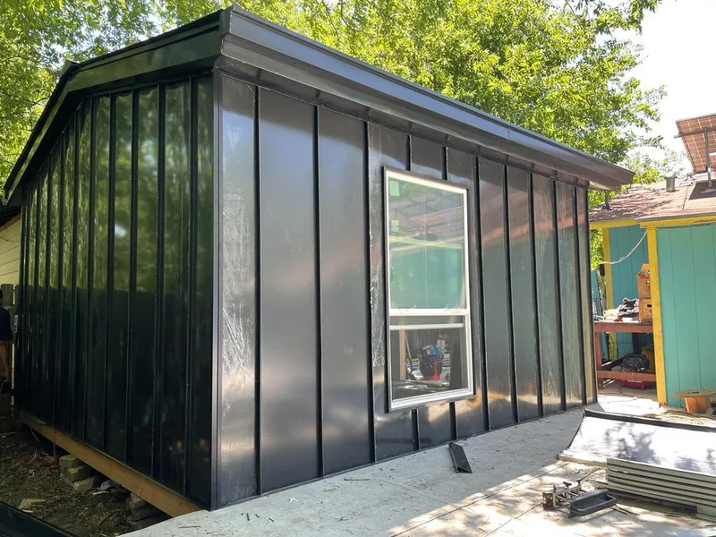 Black standing seam metal wall panels for Metal Roof Installation in Coos Bay